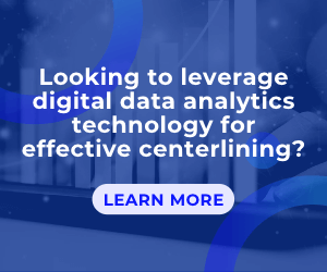 Leverage digital data analytics technology for effective centerlining